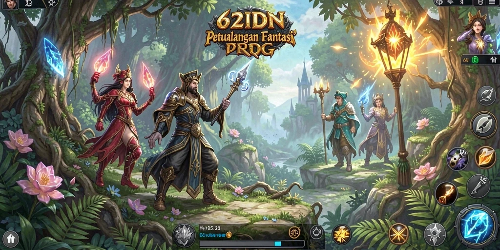 Tangkapan layar dari gameplay RPG yang menakjubkan di 62IDN.