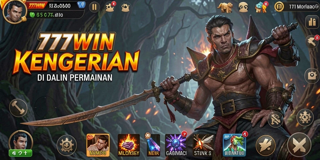 Screenshot gameplay dari 777WIN menampilkan suasana Horror yang mendebarkan.