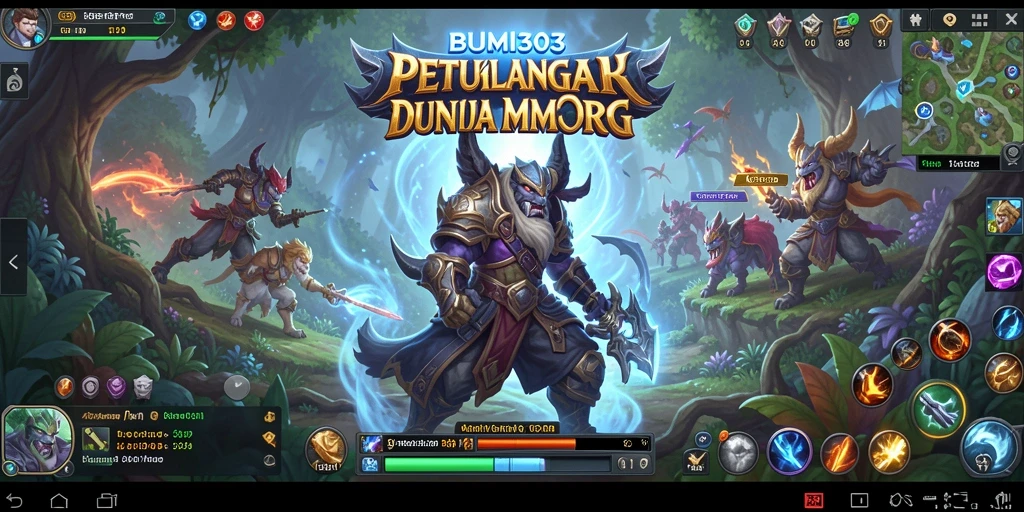 Gameplay menarik di BUMI303 menampilkan pertempuran epik.