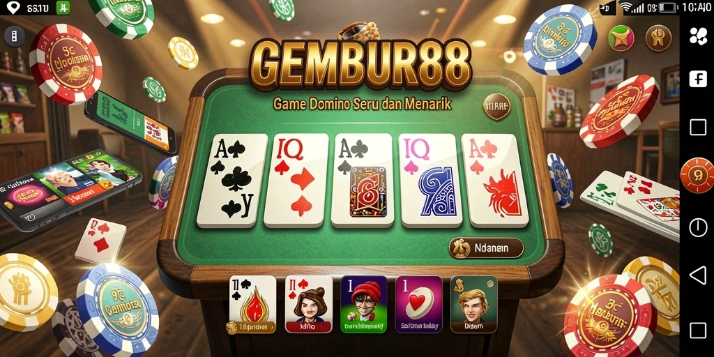 Tampilan gameplay menarik dari <strong>GEMBUR88</strong> dengan warna-warna cerah.