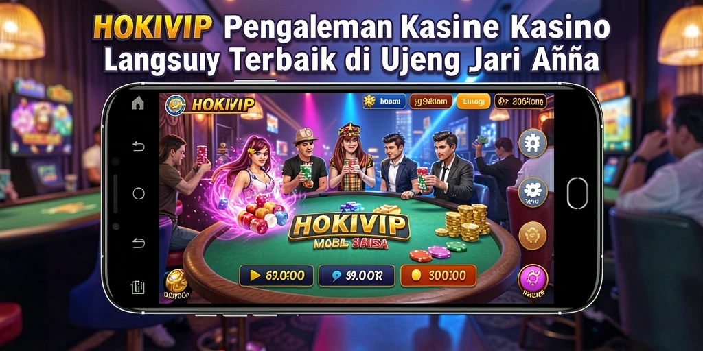 Tampilan menarik dari gameplay HOKIVIP dalam Live Casino.