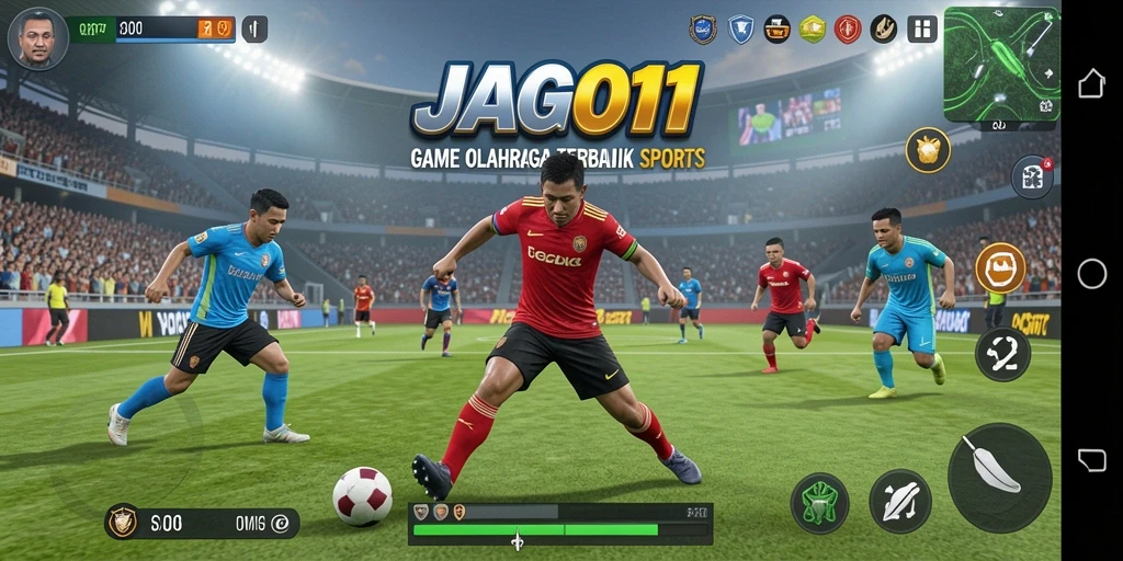 Tampilan gameplay <strong>JAGO11</strong> yang mendebarkan dan interaktif.