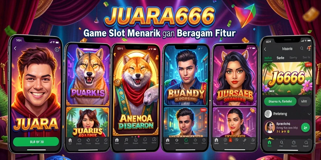Tampilan gameplay menakjubkan dalam JUARA666 dengan fitur slot menarik.