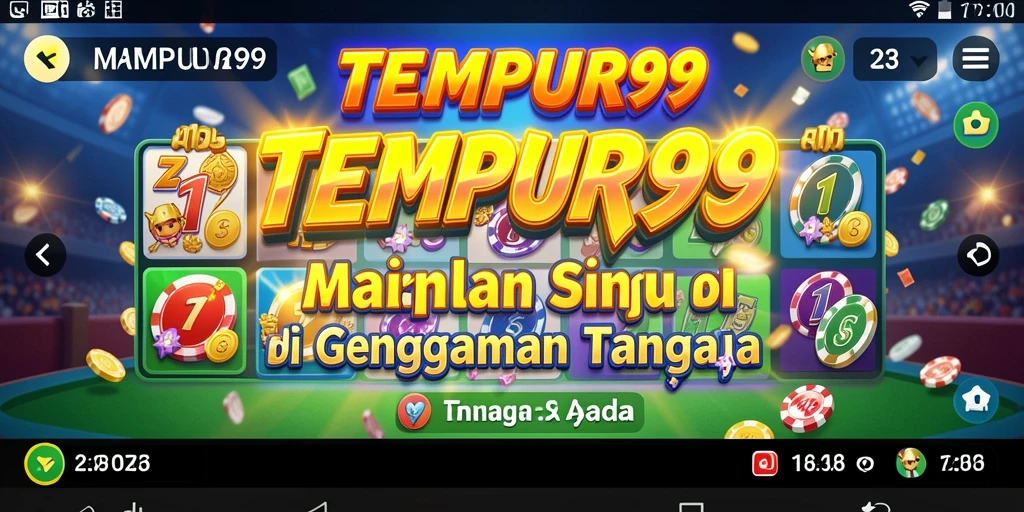 Screenshot gameplay Bingo TEMPUR99 yang menggembirakan.